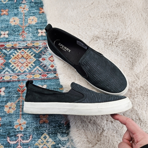 Sperry | Shoes | Sperry Womens Crest Twin Gore Sneaker Black  display picture 2